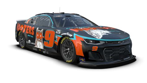 First Look Chase Elliott S Hooters Paint Scheme Artofit