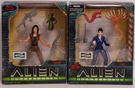 Alien Resurrection Ripley And Call Action Figures Made By Kenner Hasbro Ebay