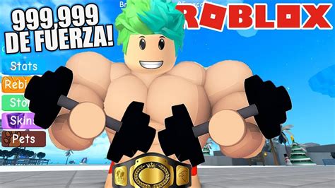 Soy El Mas Fuerte En Roblox Weight Lifting Simulator Juegos Roblox