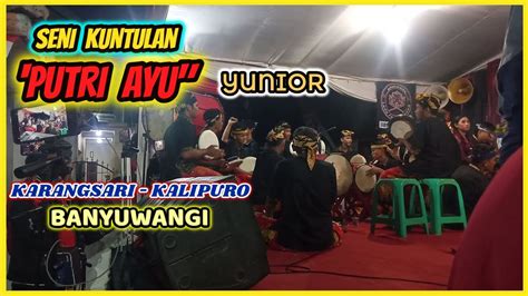 Seni Kuntulan Putri Ayu Karangsari Kalipuro Banyuwangi Selametan