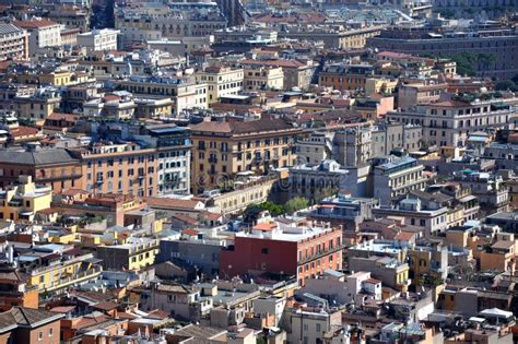 Aerial Drone View of Rome City, Italy Stock Image - Image of landmark ...