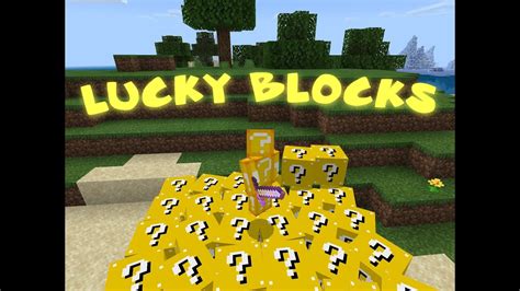 Lucky Blocks Add On Minecraft Bedrock Edition YouTube