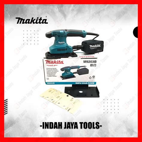 Jual MAKITA M9203B Mesin Amplas Panjang Orbital Sander Kotak Sheet M