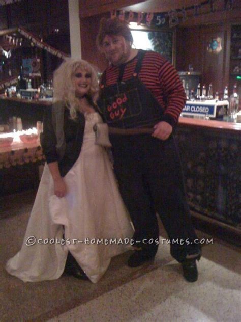 Coolest Chucky and Bride of Chucky Homemade Halloween Couple Costume