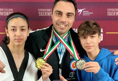 MONDRAGONE Taekwondo Oro E Argento Per Il Team Pengue Ai Campionati