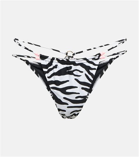Reina Olga Theresa Zebra Print Bikini Bottoms Reina Olga