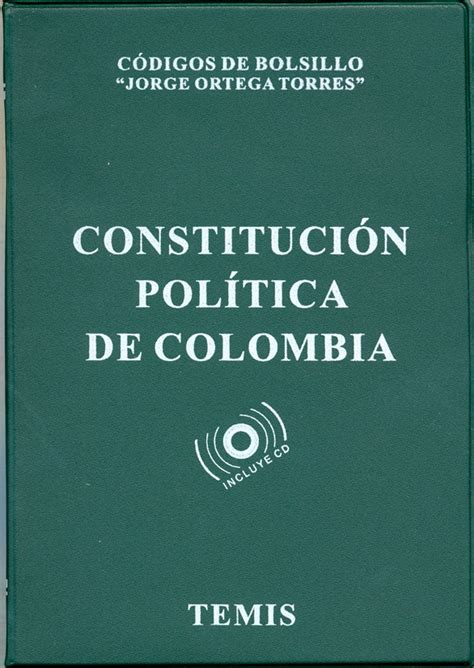 Constitución Política De Colombia Cd Editorial Temis