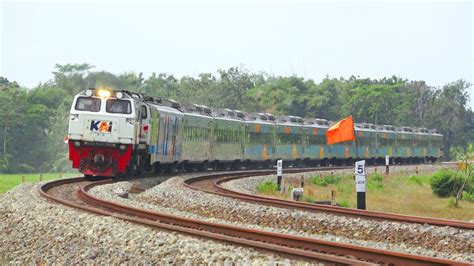 KERETA ELIT NGEBUT TOP SPEED MENEMUKAN BANYAK KERETA API NGEBUT PARAH