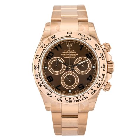 Rolex Daytona Rose Gold Chocolate Dial 116505 Global Watch Shop