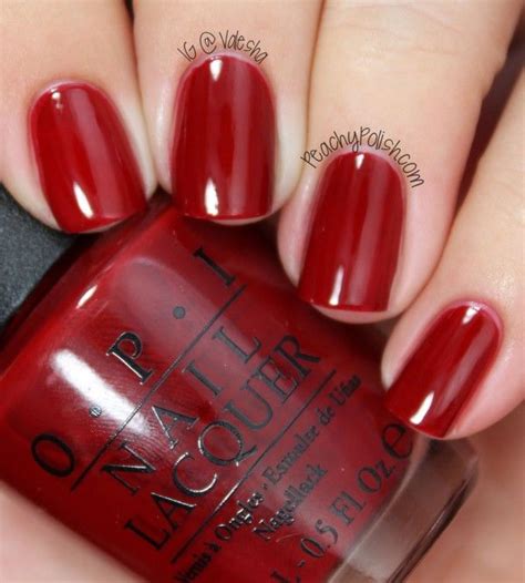 Opi All I Want For Christmas Is Opi Opi Red Nail Polish Red