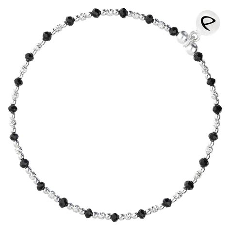 Bracelet Elastique Maia Noir Doriane Bijoux