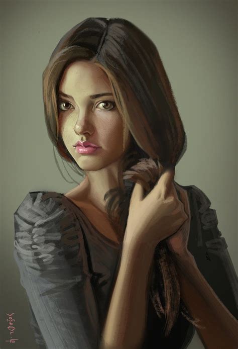 Prtrt 18 By Vombavr On Deviantart Digital Art Girl Digital Portrait