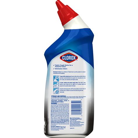 Clorox Toilet Bowl Cleaner Tough Stain Remover Without Bleach 24 Oz 2 Pack