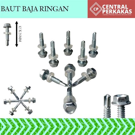 Jual Baut Baja Ringan Sekrup Roofing Baut Ruping Baja Ringan Paling