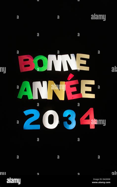 BONNE ANNEE 2034 Stock Photo Alamy