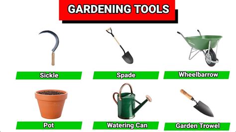 Gardening Tools Names Of Garden Tools List Of Garden Tools Garden