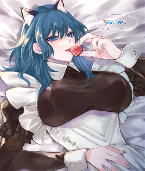 Rule 34 1girls Alternate Costume Bed Blue Eyes Breasts Byleth Fire