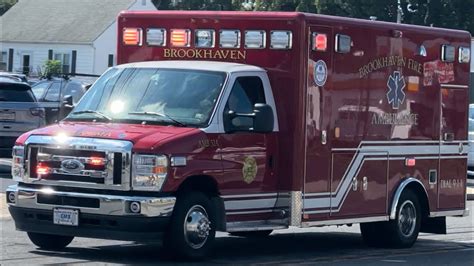 Brookhaven Fire Company Ambulance 52A Responding 9 6 23 YouTube