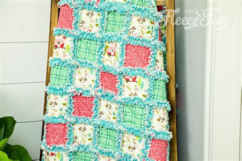 How To Make A Rag Quilt Easy Beginner S Guide Fleece Fun