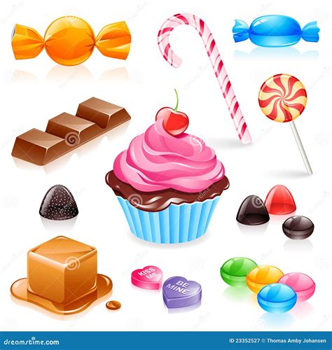 Mixed Candy Vector Stock Vector Illustration Of Colorful 23352527