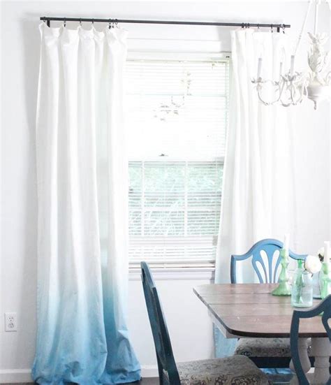 Ombre DIY Curtains | DIYIdeaCenter.com