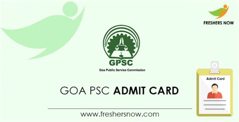 Goa PSC Admit Card 2021 Released Exam Date Gpsc Goa Gov In