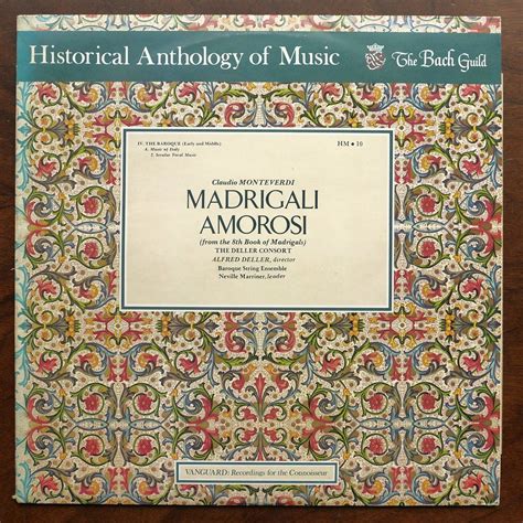 Monteverdi Madrigali Amorosi From Th Book Of Madrigals Flickr