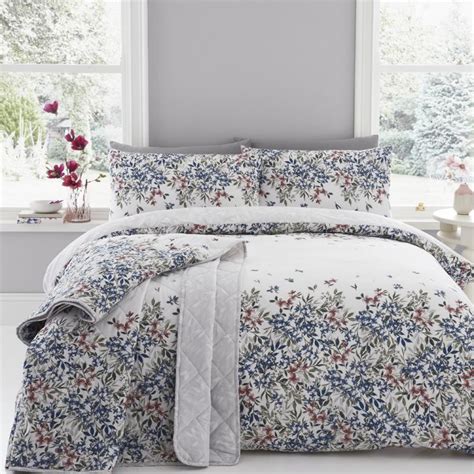 Melinda | Floral | Duvet Cover Set | Blue | Tonys Textiles