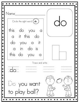 Super Sight Word Worksheets Freebie By Stacia Bernath