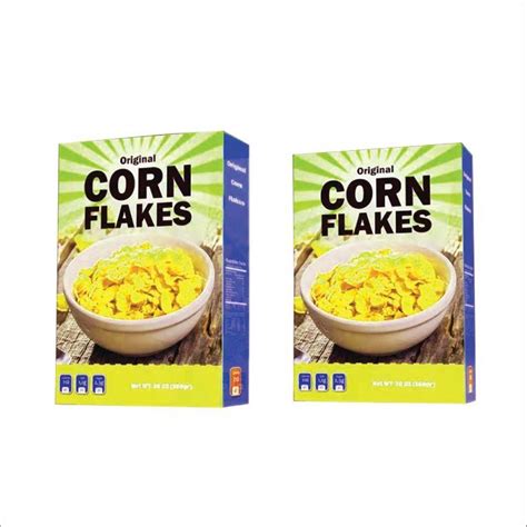 Colorful Printed Custom Cornflakes Cereal Boxes With Logo The