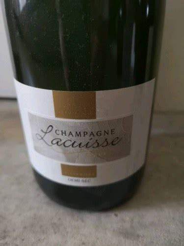 Lacuisse Freres Demi Sec Champagne Vivino US