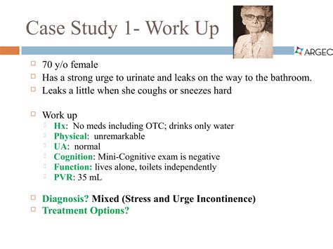 Argec Urinary Incontinence In Older Adults Ppt