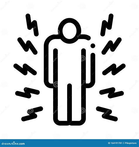 Whole Body Pain Icon Vector Outline Illustration Stock Vector ...