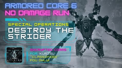 Immaculate Strider Battle Armored Core 6 Destroy Weaponized Mining