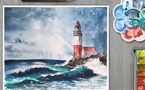 How To Paint A Lighthouse Amazing And Easy Tutorials Lighthouse