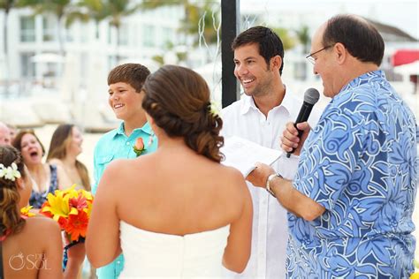 Playa del Carmen Beach Wedding at Playacar Palace - Kara and James ...