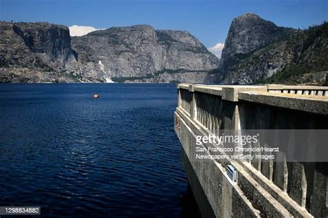 Looking Out Over Hetch Hetchy Reservoir From The Oshaughnessy Dam In