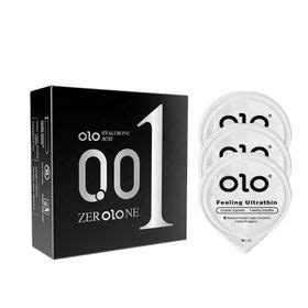 OLO Condoms Ultra Thin Revolutionary Hyaluronic Acid Lubricant Pack