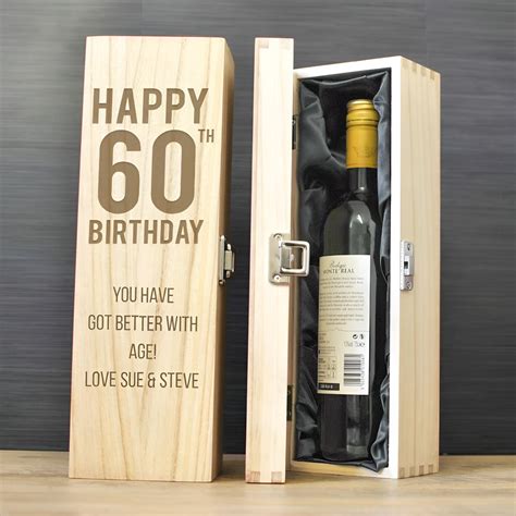 Happy Th Birthday Personalised Wine Box