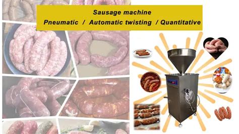 Industrial Pneumatic Sausage Stuffer Vacuum Sausages Filling Machine