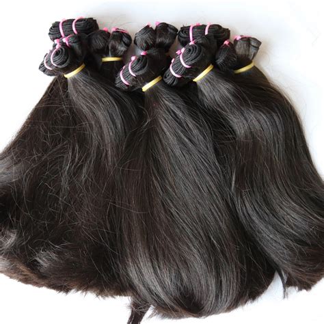 Vietnam Curly Virgin Human Hair Extension Color Double Drawn Human Hair