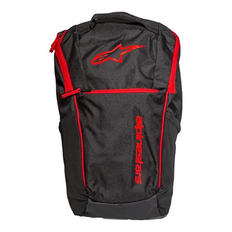 Sac Dos Alpinestars Defcon V Backpack Noir Rouge Sportswear Sur La