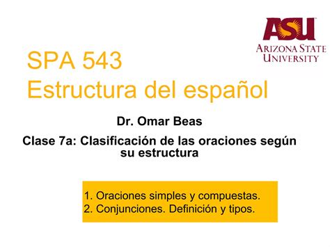 Clase 7a Clasificacion De Oraciones Compuestas PPT Descarga Gratuita