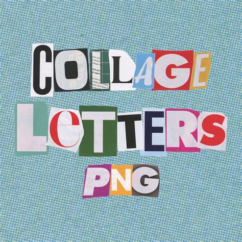 Magazine Cut Out Letters PNG + Animations | Sickboat