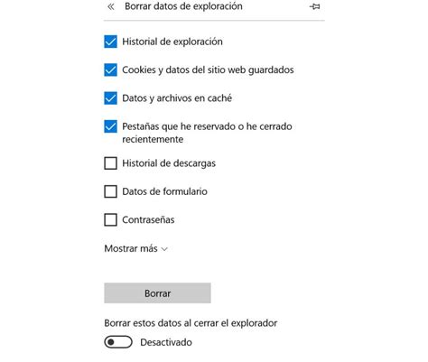 Cómo Borrar El Historial De Navegación De Microsoft Edge En Windows 10 Lifestyle Cinco Días