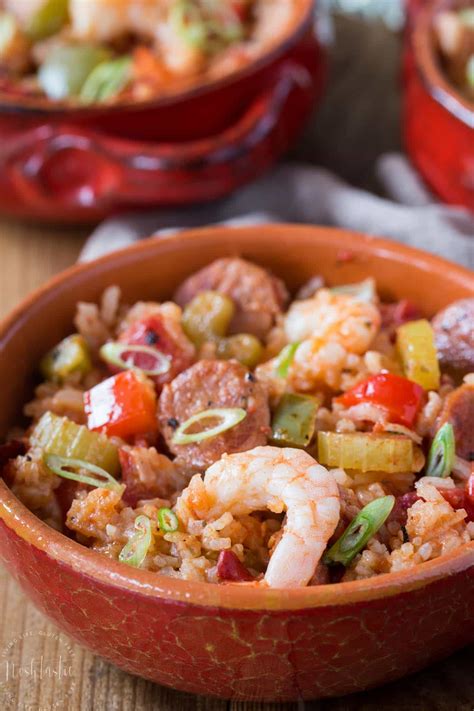 Quick Creole Jambalaya Recipe With Andouille Sausage Shrimp Gluten Free