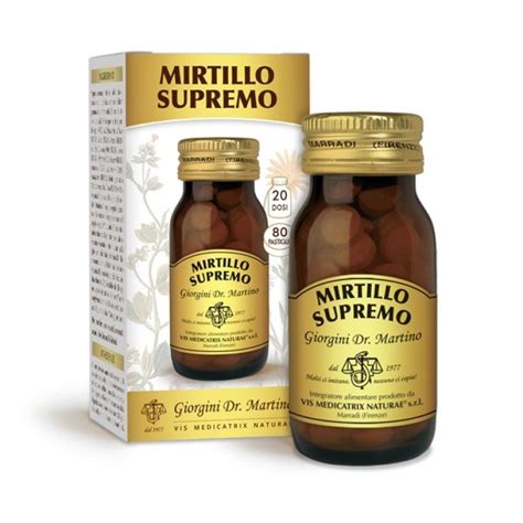 Mirtillo Supremo Dr Giorgini 80 Pastiglie