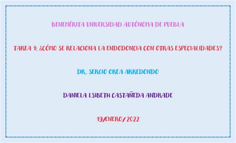 MAPA Conceptual Relacion DE LA Endodoncia Con Otras Ramas De La