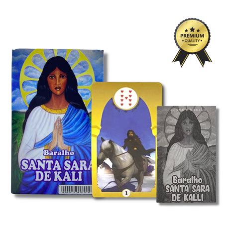 Baralho Tarot Santa Sara De Kali Tarot Lenormand 36 Cartas Manual