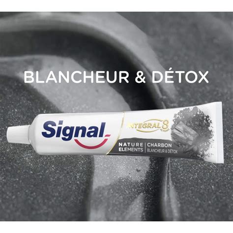 Acheter SIGNAL Integral 8 Dentifrice Blancheur Et Detox Au Charbon Au